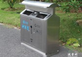 煥新街巷，分類先行戶外街道環(huán)衛(wèi)不銹鋼垃圾桶