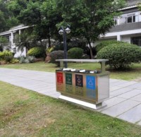 2500多套四色分類(lèi)垃圾桶市區(qū)上崗！