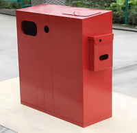 戶(hù)外防靜電金屬分類(lèi)垃圾箱智慧城市環(huán)保設(shè)施的創(chuàng)新實(shí)踐