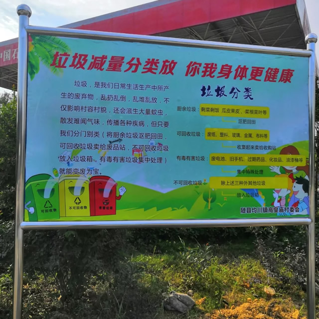 垃圾分類宣傳欄